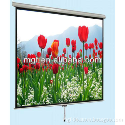 1:1Manual Projector Silver Screen Film with self-locking Device